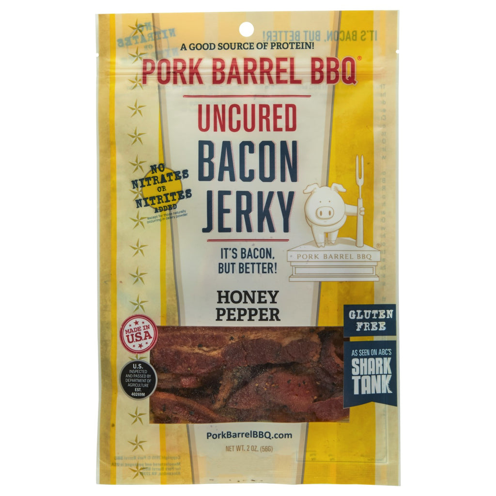 Honey Pepper Bacon Jerky - 6 Bag Pack