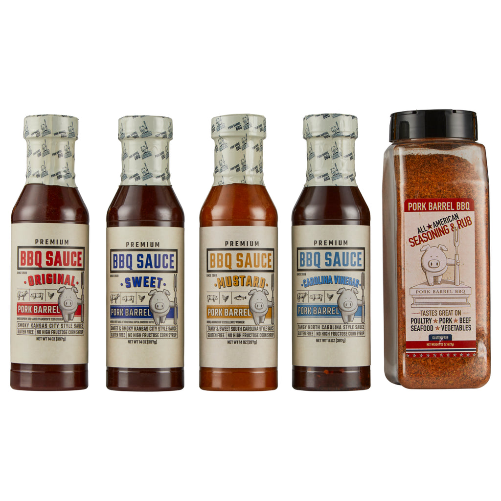 Grillmaster BBQ Sauce & Spice Seasoning Gift Pack